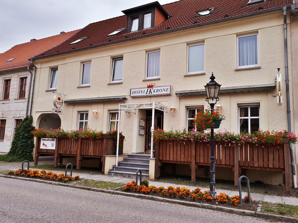 Hotel Krone Lindow Esterno foto